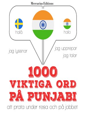 cover image of 1000 viktiga ord på Punjabi